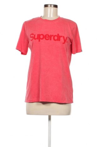 Damen T-Shirt Superdry, Größe M, Farbe Rot, Preis 12,37 €