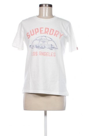 Damen T-Shirt Superdry, Größe S, Farbe Weiß, Preis € 20,62