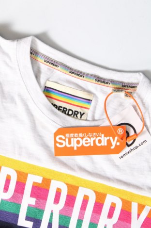 Damen T-Shirt Superdry, Größe M, Farbe Grau, Preis 20,62 €