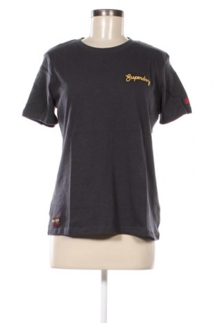 Γυναικείο t-shirt Superdry, Μέγεθος M, Χρώμα Γκρί, Τιμή 11,34 €