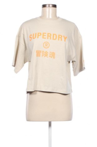 Damen T-Shirt Superdry, Größe S, Farbe Beige, Preis € 20,62