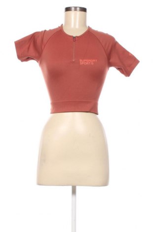 Γυναικείο t-shirt Superdry, Μέγεθος M, Χρώμα Καφέ, Τιμή 16,70 €