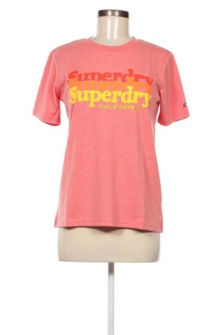 Damen T-Shirt Superdry, Größe M, Farbe Rosa, Preis 20,62 €
