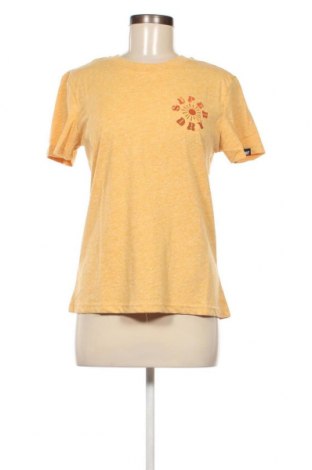Γυναικείο t-shirt Superdry, Μέγεθος M, Χρώμα Κίτρινο, Τιμή 12,37 €