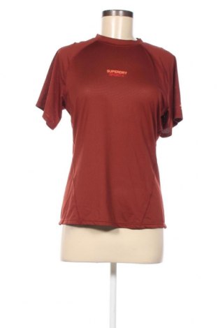 Γυναικείο t-shirt Superdry, Μέγεθος M, Χρώμα Καφέ, Τιμή 12,53 €