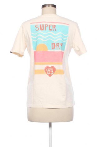 Damen T-Shirt Superdry, Größe M, Farbe Ecru, Preis 20,62 €