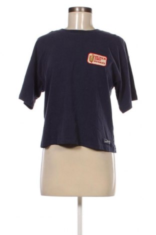 Γυναικείο t-shirt Superdry, Μέγεθος M, Χρώμα Μπλέ, Τιμή 11,34 €
