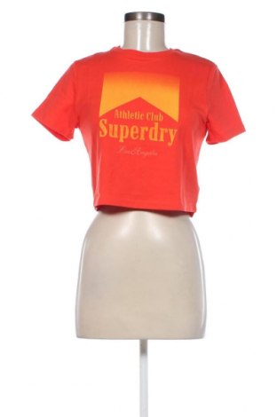 Γυναικείο t-shirt Superdry, Μέγεθος L, Χρώμα Κόκκινο, Τιμή 16,50 €