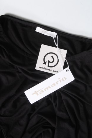 Γυναικείο t-shirt Tamaris, Μέγεθος S, Χρώμα Μαύρο, Τιμή 6,50 €