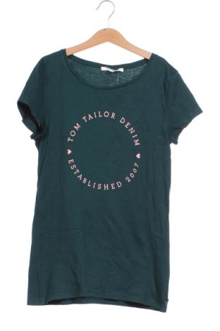 Damen T-Shirt Tom Tailor, Größe XS, Farbe Grün, Preis 4,80 €