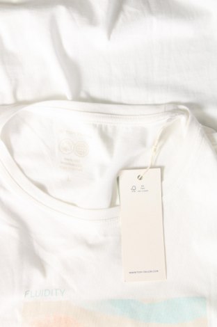 Дамска тениска Tom Tailor, Размер L, Цвят Бял, Цена 36,00 лв.