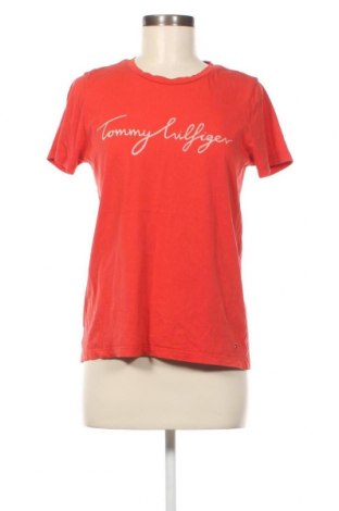 Дамска тениска Tommy Hilfiger, Размер S, Цвят Оранжев, Цена 33,93 лв.