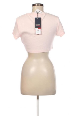 Дамска тениска Tommy Jeans, Размер L, Цвят Розов, Цена 69,20 лв.