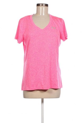 Γυναικείο t-shirt Under Armour, Μέγεθος M, Χρώμα Ρόζ , Τιμή 14,00 €