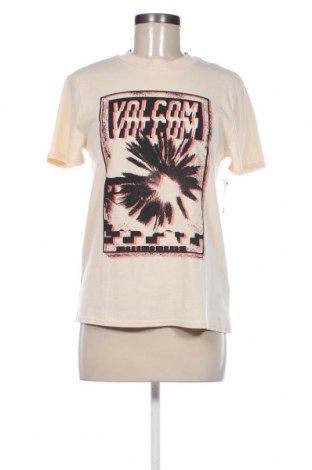 Дамска тениска Volcom, Размер S, Цвят Бежов, Цена 37,20 лв.
