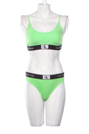 Dámske plavky  Calvin Klein, Veľkosť M, Farba Zelená, Cena  42,37 €
