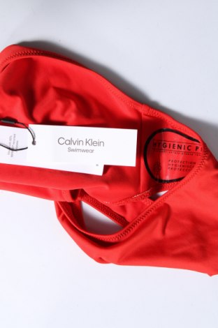 Дамски бански Calvin Klein, Размер M, Цвят Червен, Цена 30,60 лв.