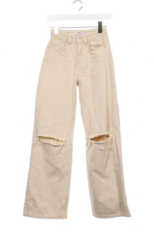 Damen Jeans Bershka, Größe XXS, Farbe Beige, Preis € 20,18