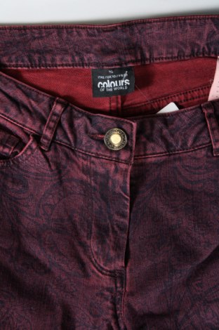 Damskie jeansy Colours Of The World, Rozmiar S, Kolor Czerwony, Cena 31,34 zł