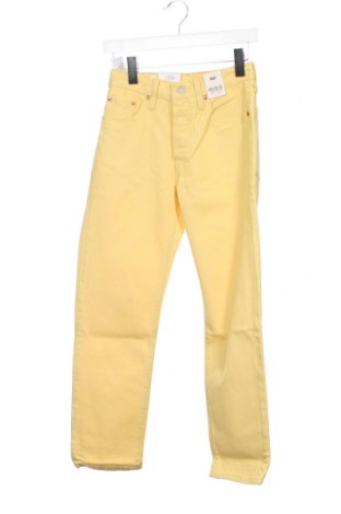 Γυναικείο Τζίν Levi's, Μέγεθος XXS, Χρώμα Κίτρινο, Τιμή 31,03 €