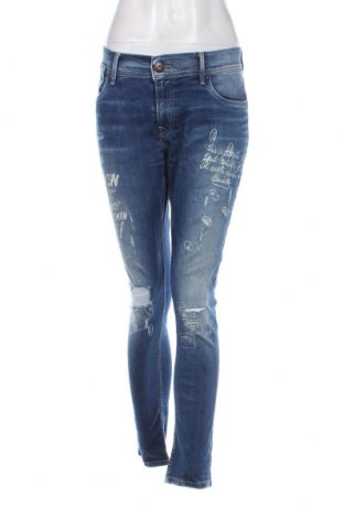 Damskie jeansy Andy Warhol By Pepe Jeans, Rozmiar XL, Kolor Niebieski, Cena 167,92 zł