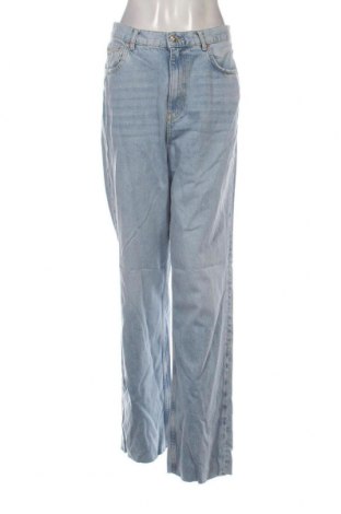 Damskie jeansy Perfect Jeans By Gina Tricot, Rozmiar L, Kolor Niebieski, Cena 65,25 zł