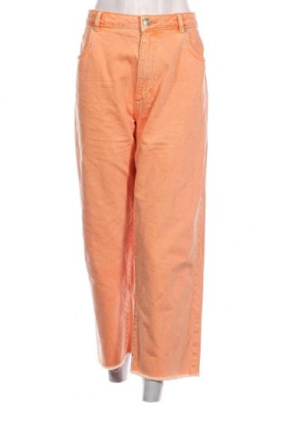 Damskie jeansy Pull&Bear, Rozmiar XL, Kolor Pomarańczowy, Cena 67,41 zł