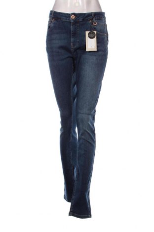 Дамски дънки Pulz Jeans, Размер XL, Цвят Син, Цена 41,85 лв.
