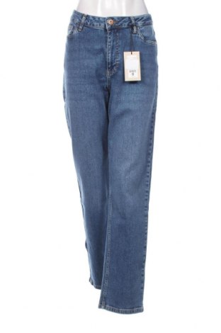 Дамски дънки Pulz Jeans, Размер M, Цвят Син, Цена 46,50 лв.