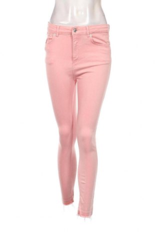 Дамски дънки Zara, Размер M, Цвят Розов, Цена 14,85 лв.