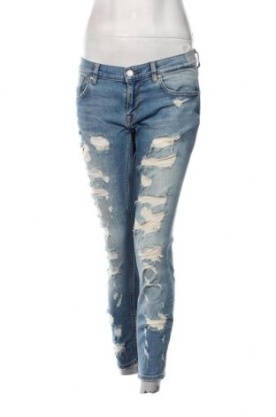 Dámske džínsy  Zara, Veľkosť S, Farba Modrá, Cena  18,30 €