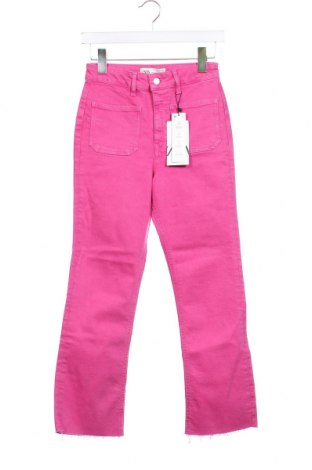 Γυναικείο Τζίν Zara, Μέγεθος XS, Χρώμα Ρόζ , Τιμή 18,12 €