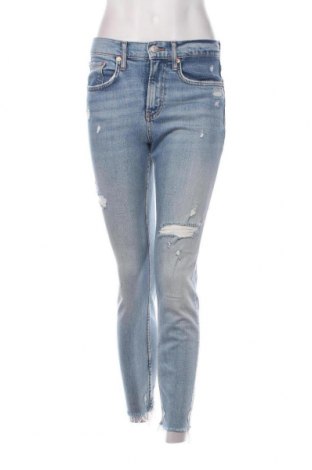 Dámske džínsy  Zara, Veľkosť S, Farba Modrá, Cena  13,82 €
