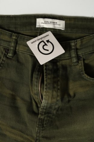 Dámske džínsy  Zara, Veľkosť S, Farba Zelená, Cena  6,64 €