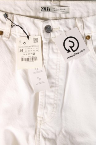 Damskie jeansy Zara, Rozmiar XL, Kolor Biały, Cena 103,55 zł