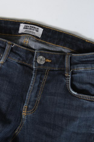 Dámské džíny  Zara Trafaluc, Velikost XS, Barva Modrá, Cena  95,00 Kč