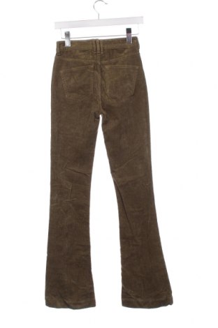 Pantaloni de velvet de femei, Mărime XS, Culoare Verde, Preț 19,08 Lei