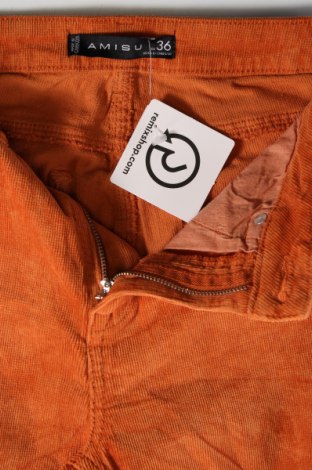 Дамски джинси Amisu, Размер S, Цвят Оранжев, Цена 7,83 лв.