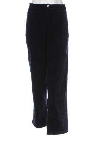 Γυναικείο κοτλέ παντελόνι Atelier GS, Μέγεθος 3XL, Χρώμα Μπλέ, Τιμή 7,18 €