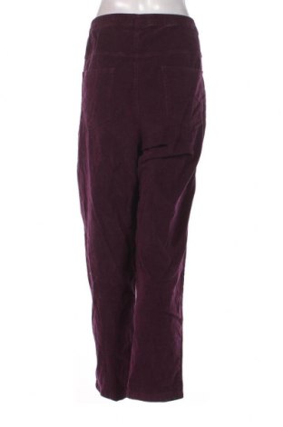 Γυναικείο κοτλέ παντελόνι Bpc Bonprix Collection, Μέγεθος 3XL, Χρώμα Βιολετί, Τιμή 13,91 €