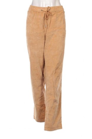 Γυναικείο κοτλέ παντελόνι Bpc Bonprix Collection, Μέγεθος XXL, Χρώμα  Μπέζ, Τιμή 7,18 €