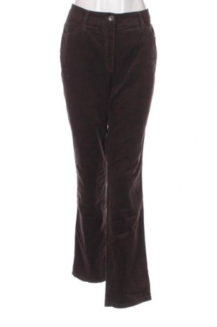 Pantaloni de velvet de femei Brax, Mărime L, Culoare Maro, Preț 33,55 Lei