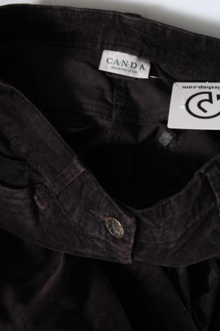 Γυναικείο κοτλέ παντελόνι Canda, Μέγεθος M, Χρώμα Καφέ, Τιμή 3,05 €