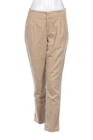 Pantaloni de velvet de femei Colours Of The World, Mărime M, Culoare Bej, Preț 28,62 Lei