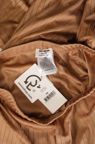 Pantaloni de velvet de femei Cotton On, Mărime XS, Culoare Maro, Preț 39,34 Lei