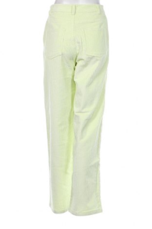 Pantaloni de velvet de femei Edited, Mărime S, Culoare Verde, Preț 61,18 Lei