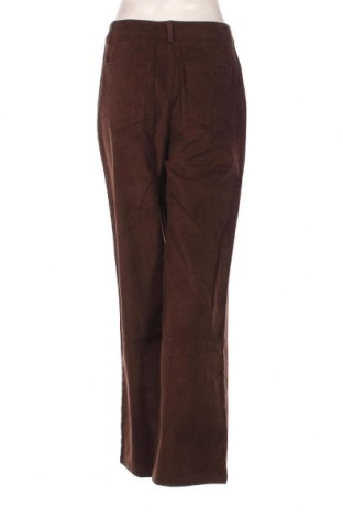 Pantaloni de velvet de femei Even&Odd, Mărime M, Culoare Maro, Preț 37,83 Lei