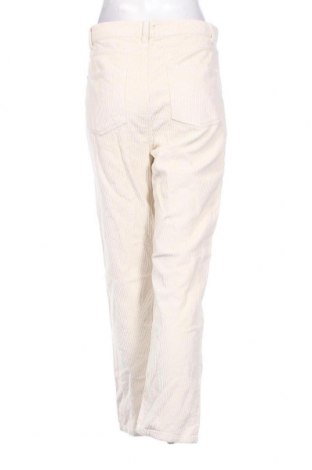Γυναικείο κοτλέ παντελόνι Gina Tricot, Μέγεθος M, Χρώμα Εκρού, Τιμή 16,70 €