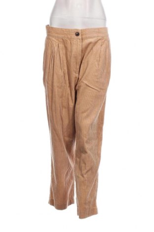 Pantaloni de velvet de femei H&M, Mărime XL, Culoare Bej, Preț 76,24 Lei