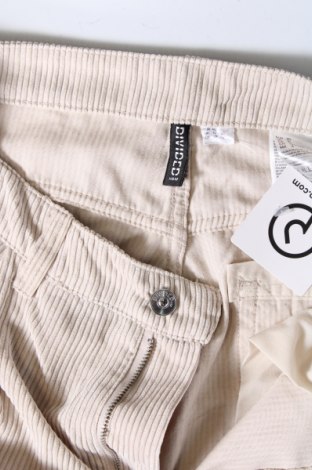 Γυναικείο κοτλέ παντελόνι H&M Divided, Μέγεθος M, Χρώμα  Μπέζ, Τιμή 17,94 €
